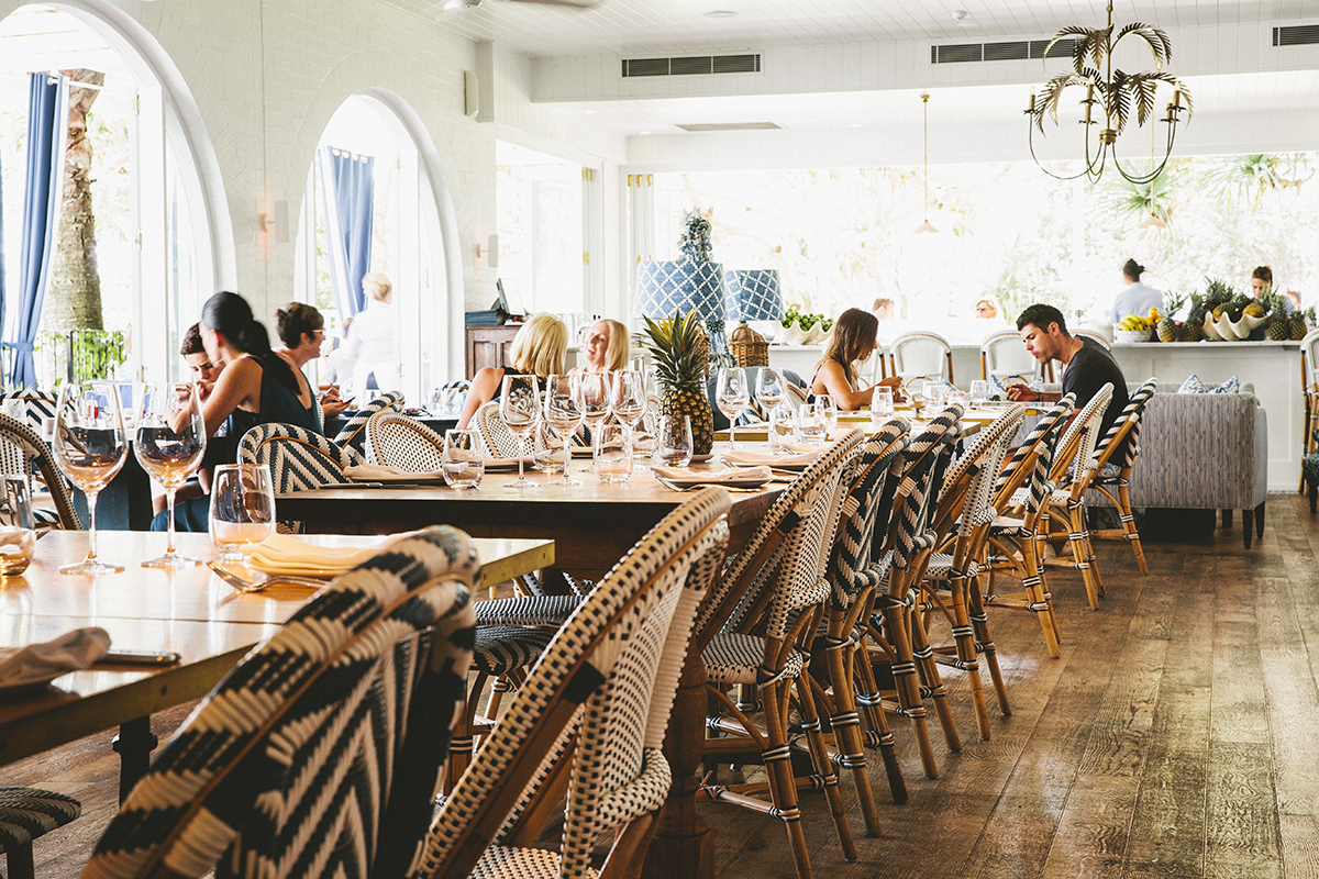 Paper Daisy restaurant located within boutique hotel Halcyon House, Cabarita Beach (image supplied by Destination NSW)