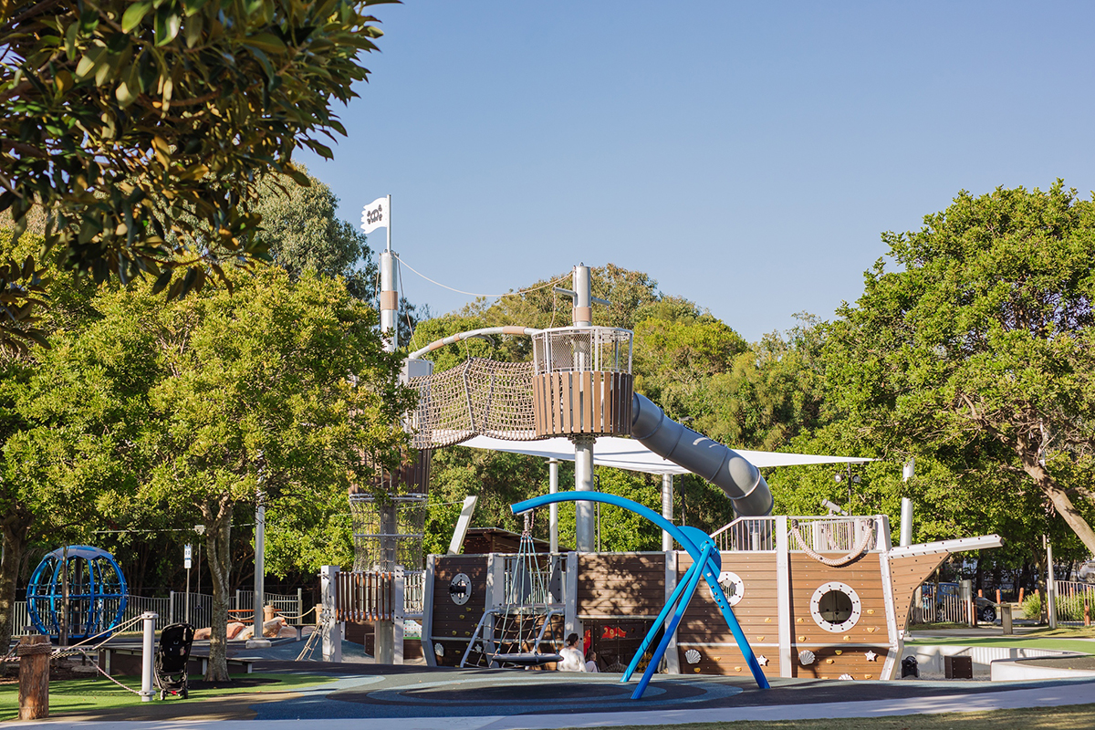 Pirate Park, opposite Dune Cafe, Palm Beach (image supplied)