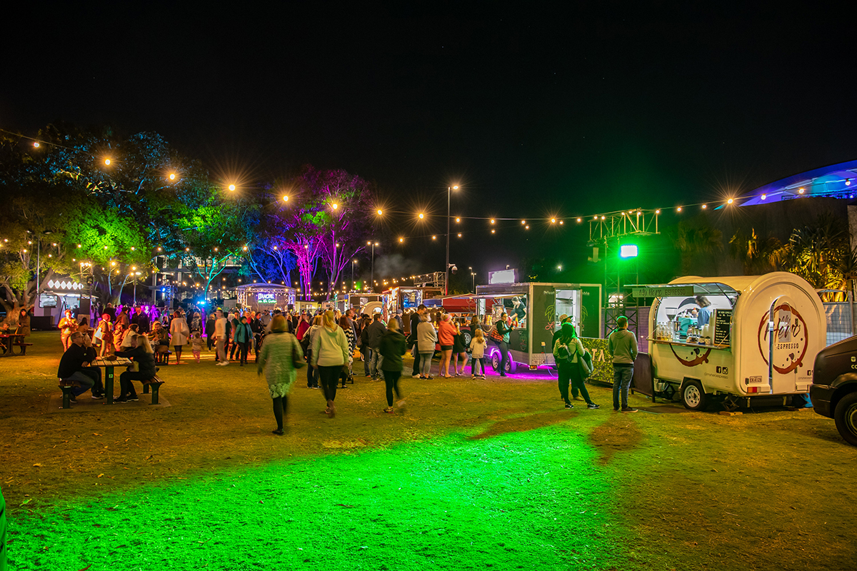Food Trucks at HOTA (image supplied by Destination Gold Coast)