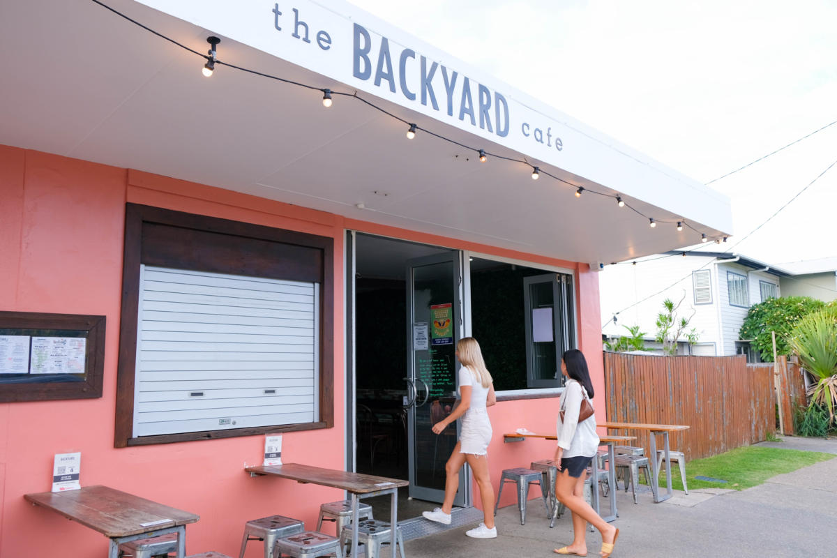 The Backyard Cafe Entrance (Image: © 2021 Inside Gold Coast)