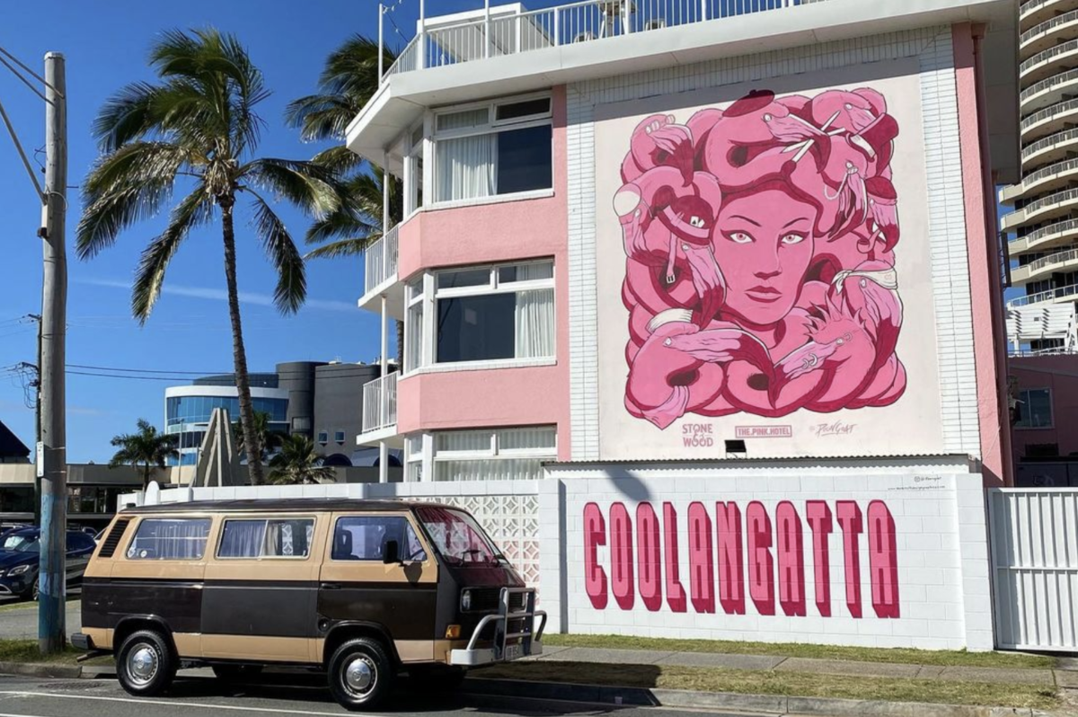 The Pink Hotel exterior (Photo by @sydneygirl63)