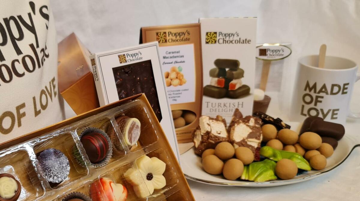 Poppy's Chocolate products (image supplied)