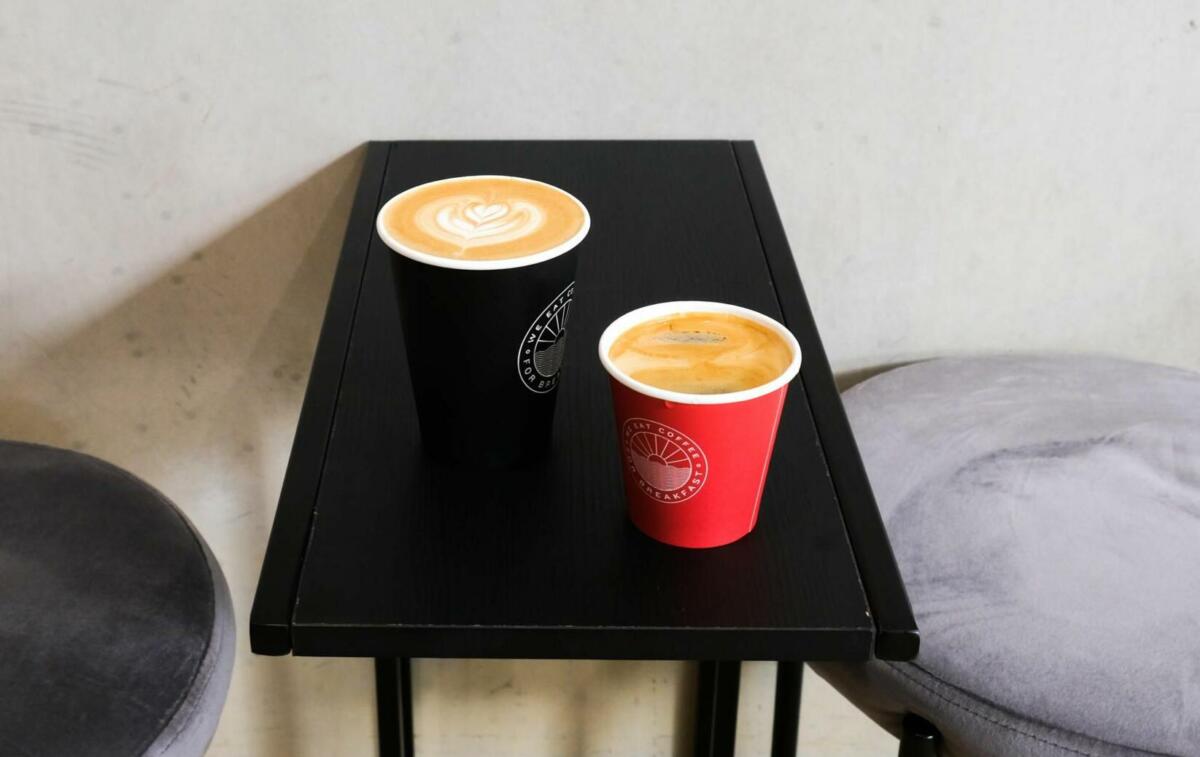 Coffee's from Saint Coffee Collective (Image: © 2021 Inside Gold Coast)