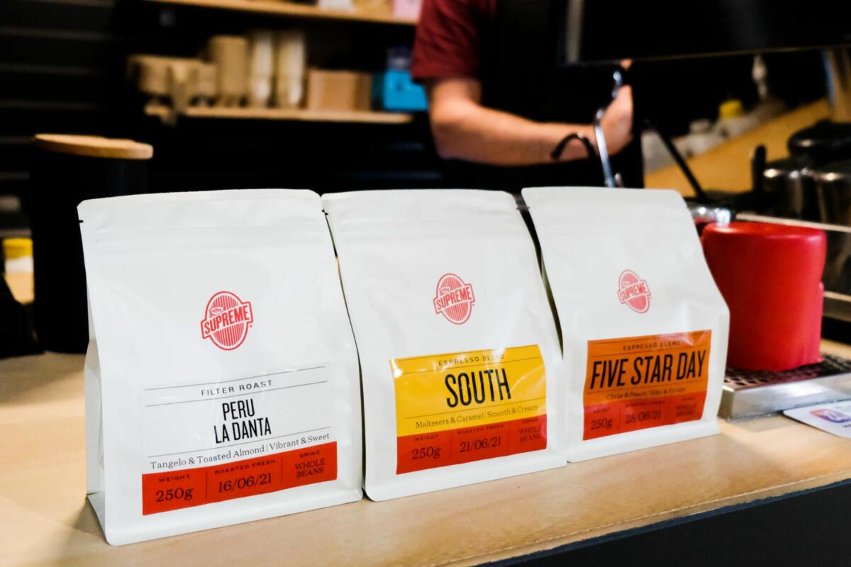Supreme Coffee blends served at Saint Coffee Collective (Image: © 2021 Inside Gold Coast)
