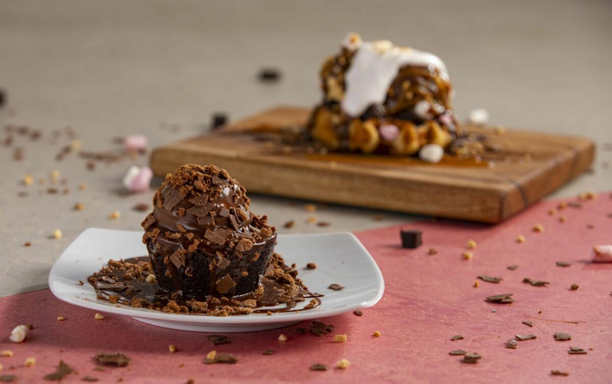 Cowch We Lava Chocolate + Peanut Butter Brownie Waffle (image supplied)