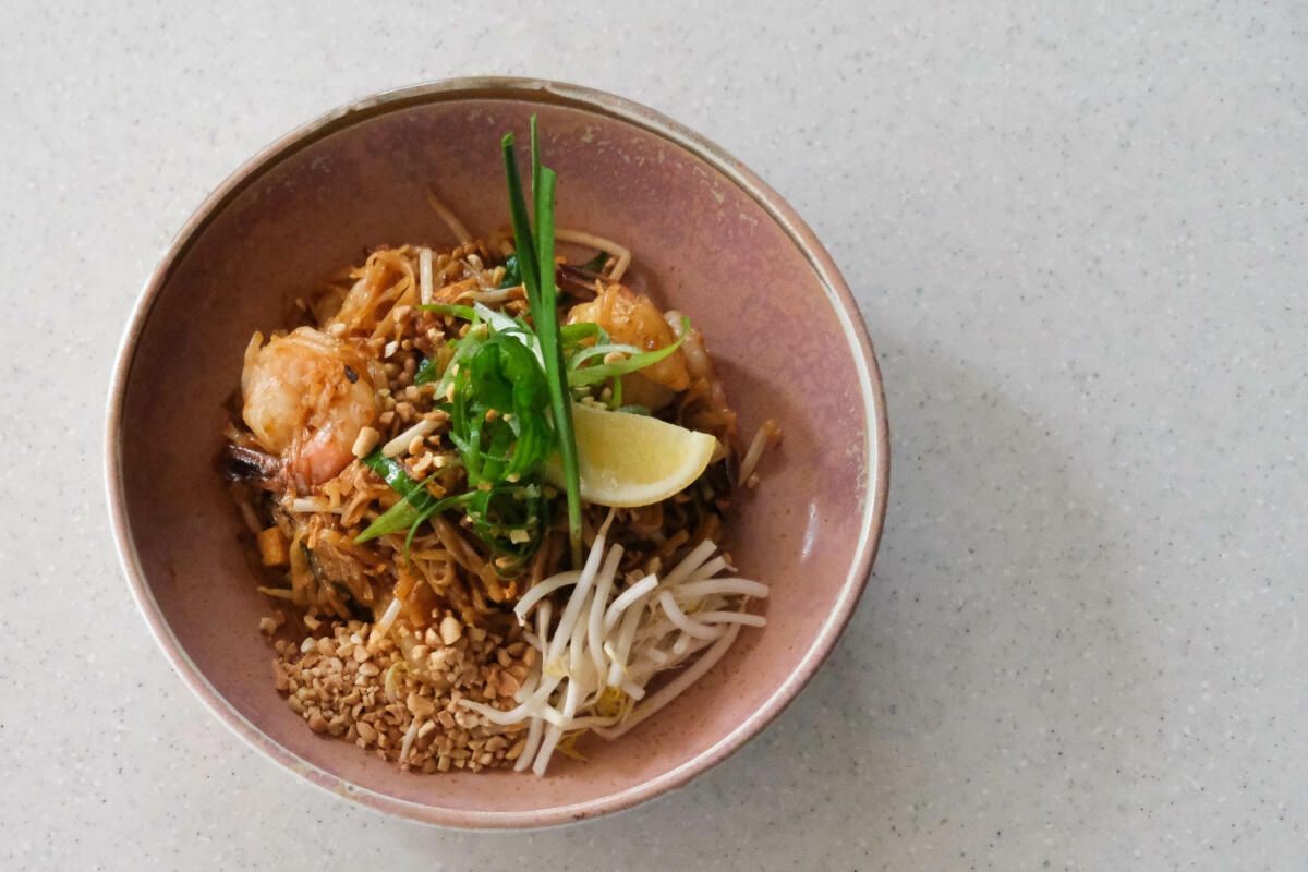 Prawn Pad Thai at Spice Kitchen & Bar (Image: © 2021 Inside Gold Coast)