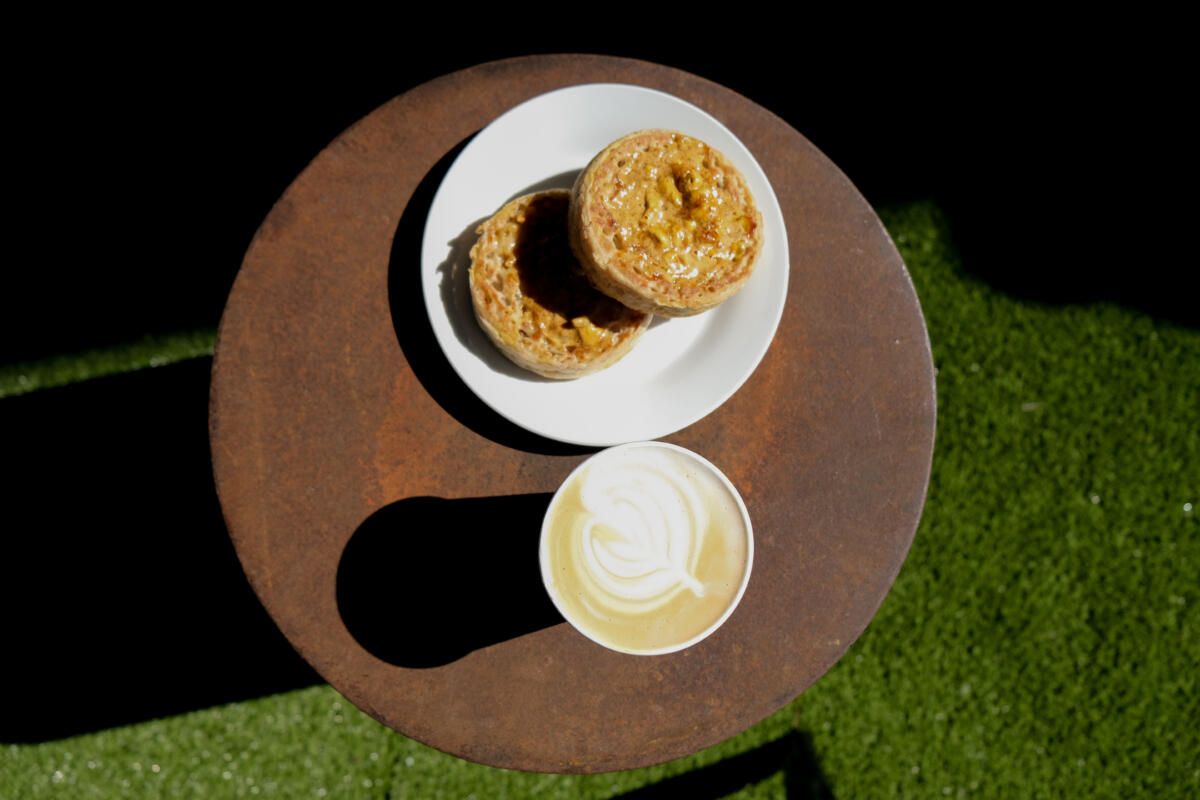 Locale Coffee & Sourdough Crumpets from Dover's Drop (Image: © 2021 Inside Gold Coast)