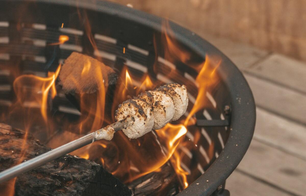 Fire Pit with Toasted Marshmellows at Robina Pavilion (image supplied)