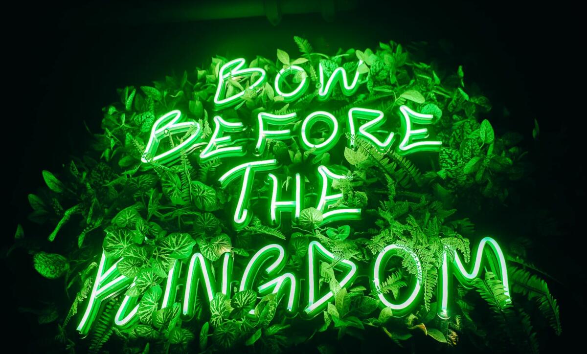 The Lost Kingdom neon (image supplied)