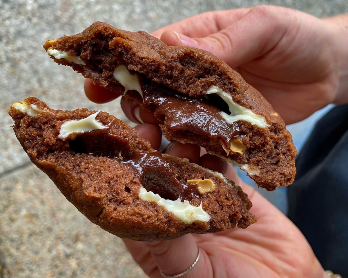 Quad Choc Cookie at Custard Canteen (image supplied)