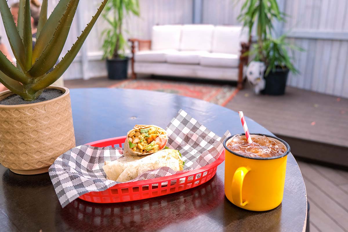 Beats N Feeds Breakfast Special Burrito, The Ranchero (Image: © 2021 Inside Gold Coast)