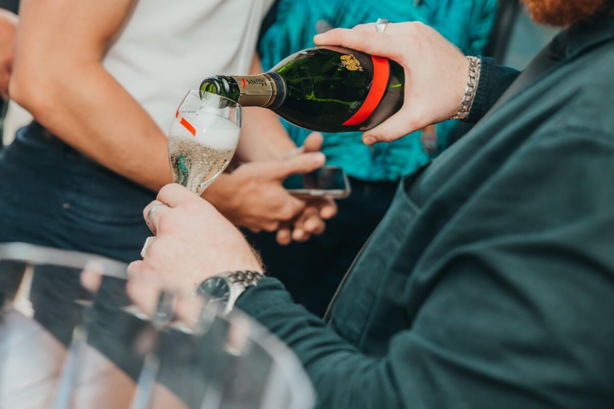 Champagne at Melbourne Cup at Hideaway (image supplied)