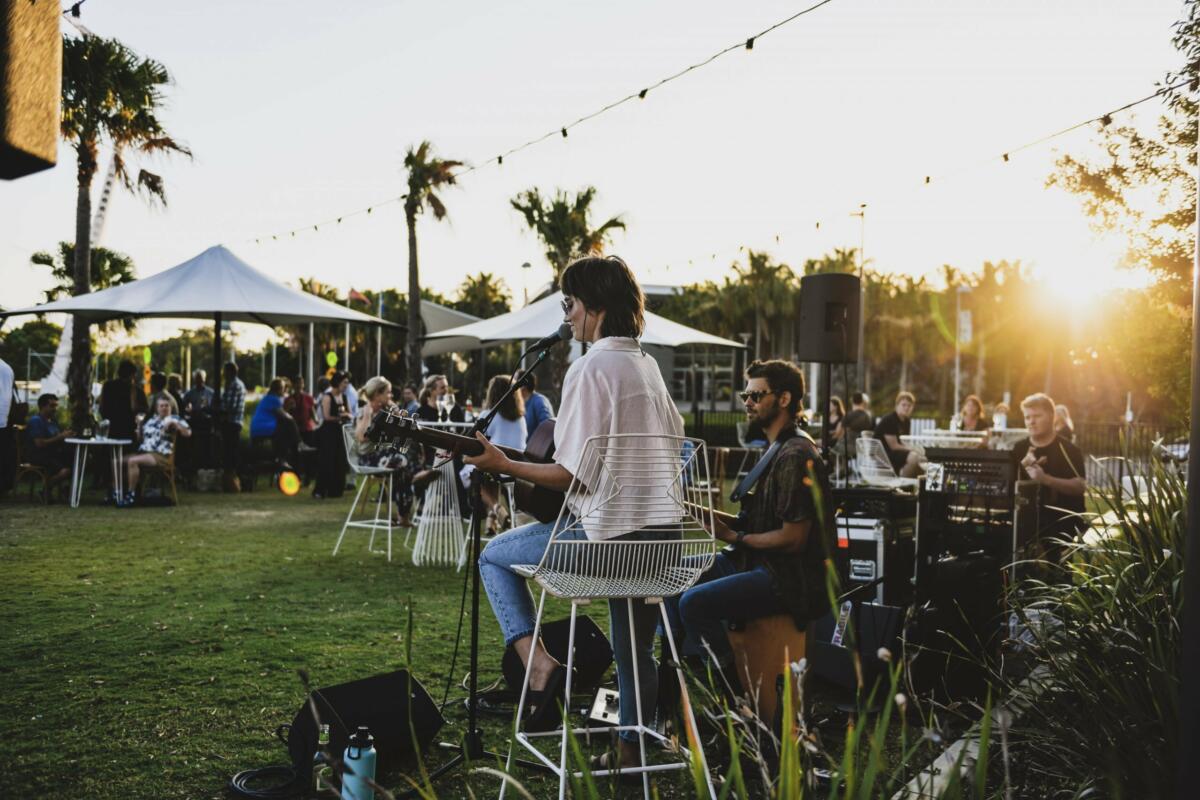 HOTA Fridays on the Lawn with Inside Gold Coast (image supplied)