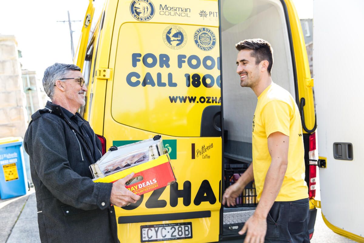 OzHarvest Food Rescue delivery to charity agency (image supplied)