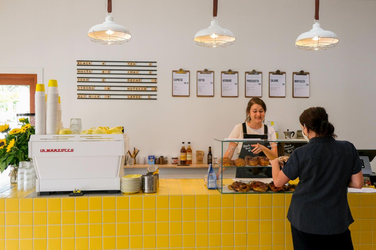 Aperitivo Cafe & Panini Bar front counter (Image: © 2021 Inside Gold Coast)