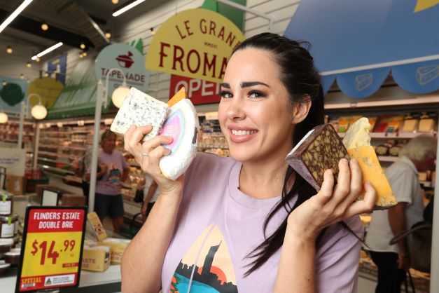 Ruby Lorenz from Broadbeach at the new Harris Farm Market at Isle of Capri on the Gold Coast (Photo by Annette Dew)