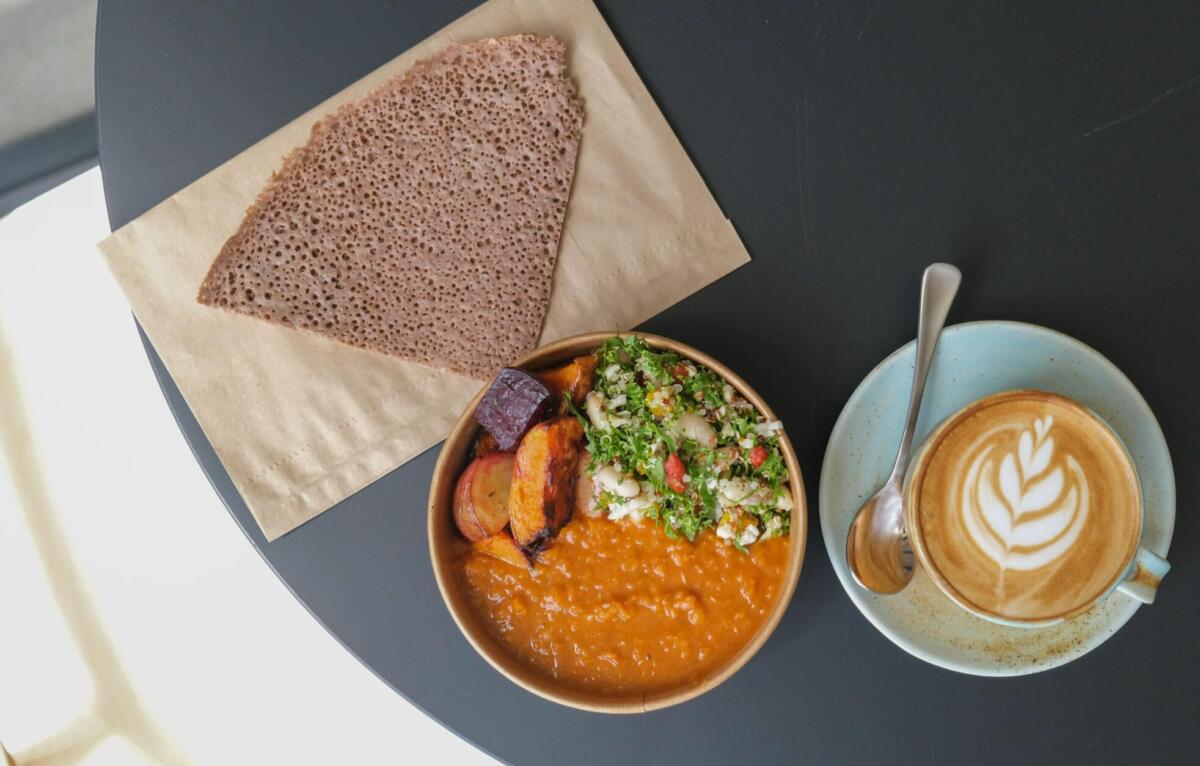Split Pea Stew with Roast Vege Mix & Coffee, Zala's Place (Image: © 2022 Inside Gold Coast)