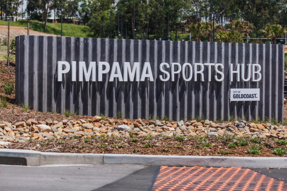 Pimpama Sports Hub entry (image supplied)