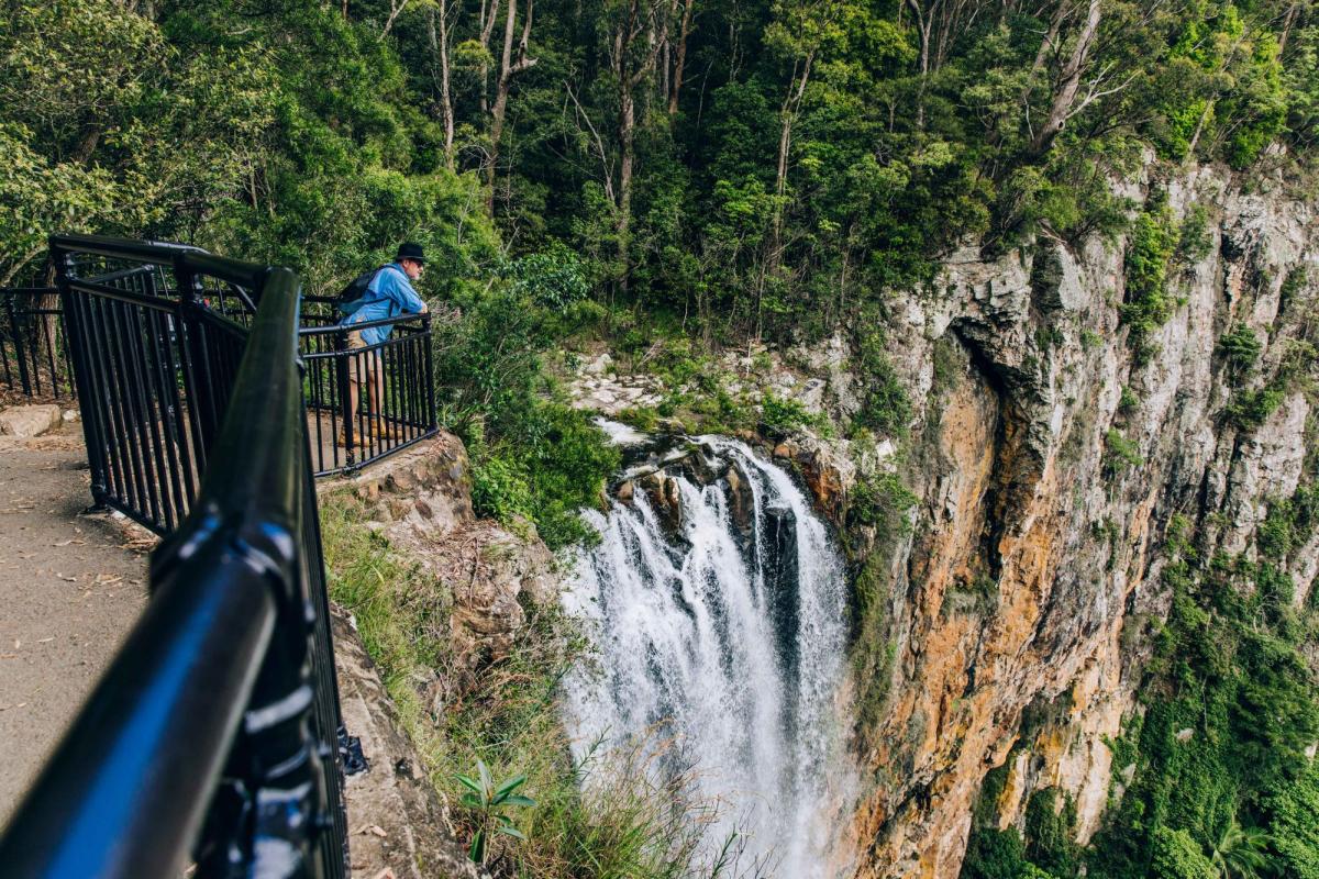 Purling Brook Falls, Springbrook (image supplied by Destination Gold Coast)