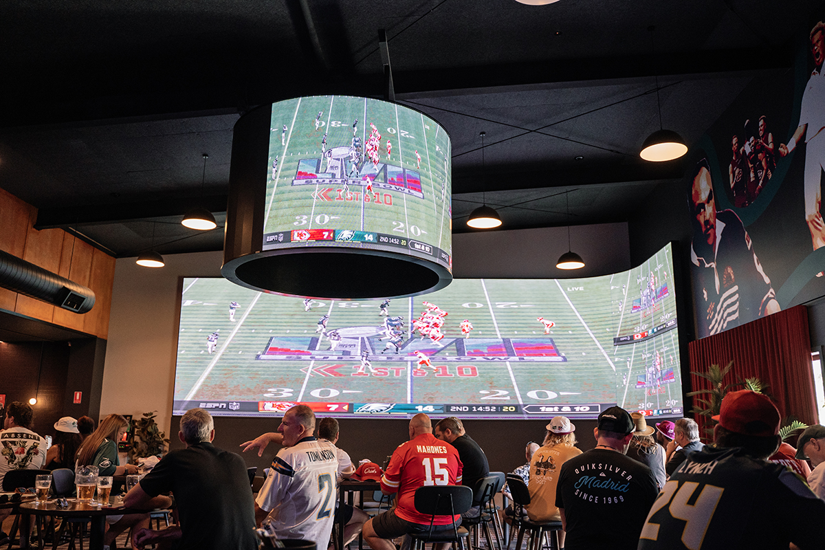Super Bowl at Burleigh Town Hotel (image supplied)