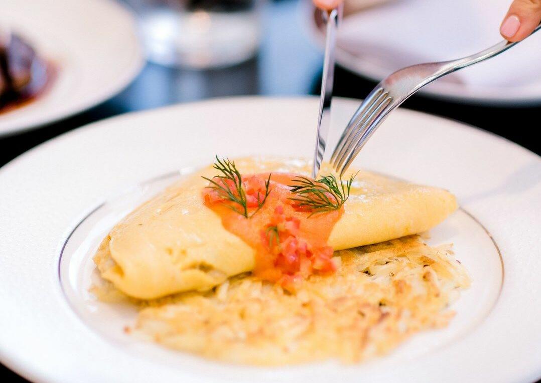 Crab Omelette from Nineteen at The Star (image supplied)