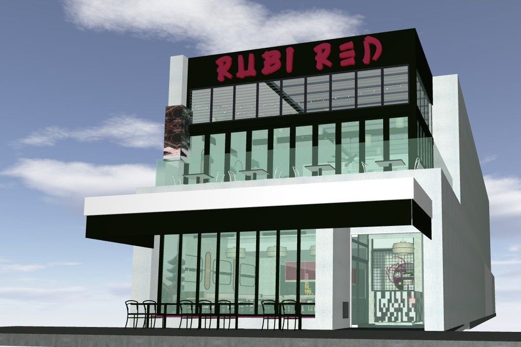 Rubi Red exterior render (image supplied)