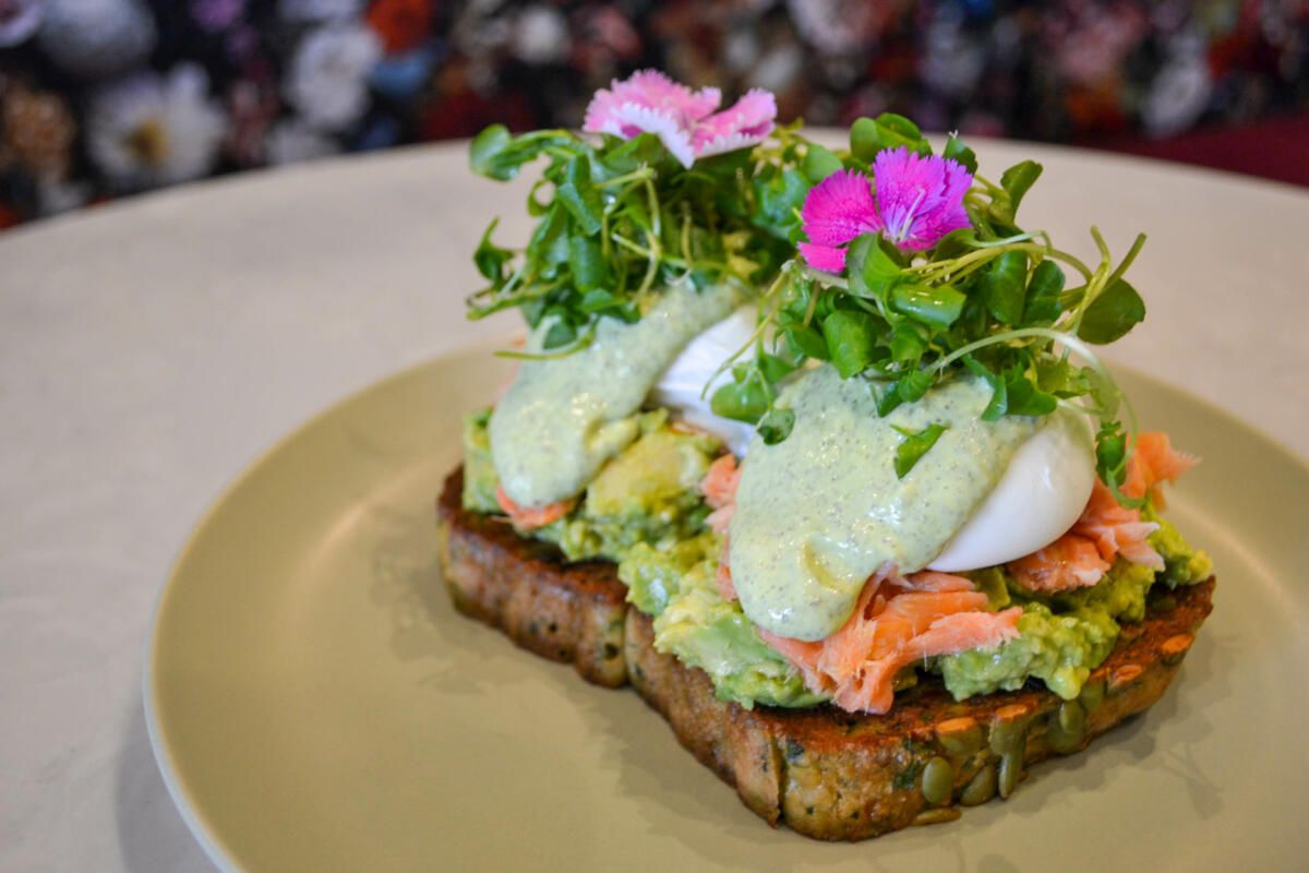 Green Eggs with Hot Smoked Ocean Trout, Butlers Tea Room & Noshery (Image: © 2022 Inside Gold Coast)