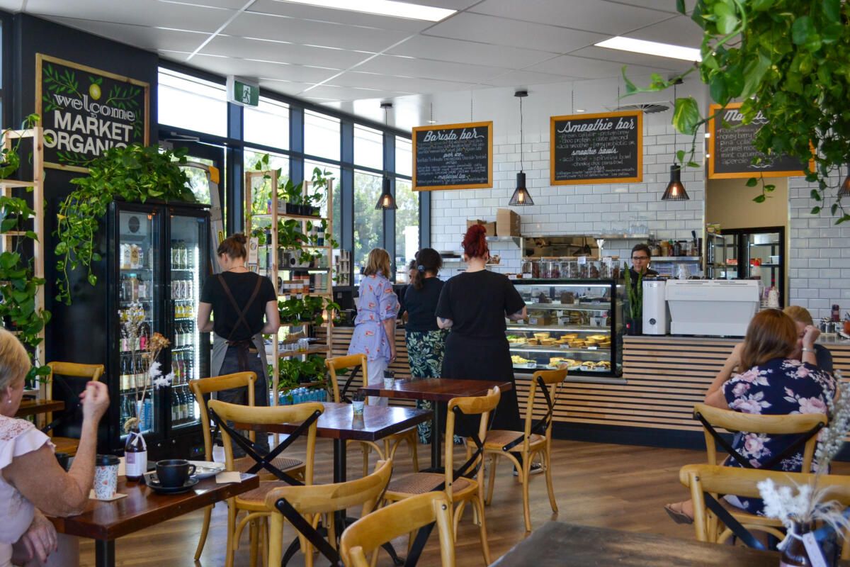 Cafe at Market Organics Southport (Image: © 2022 Inside Gold Coast)