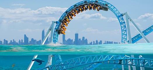 Gold Coast Underwater Rollercoaster concept (image supplied)