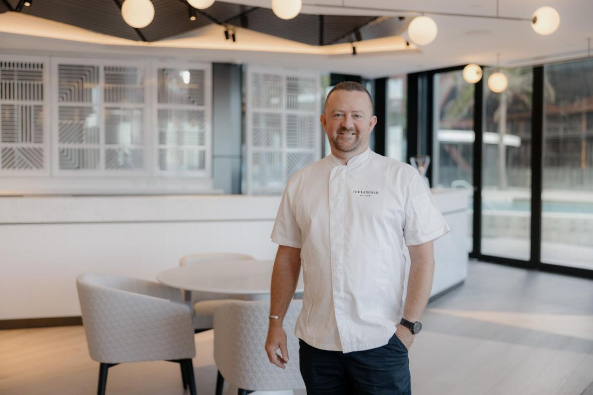 Craig Robertson, Executive Chef at The Langham, Gold Coast (image supplied)