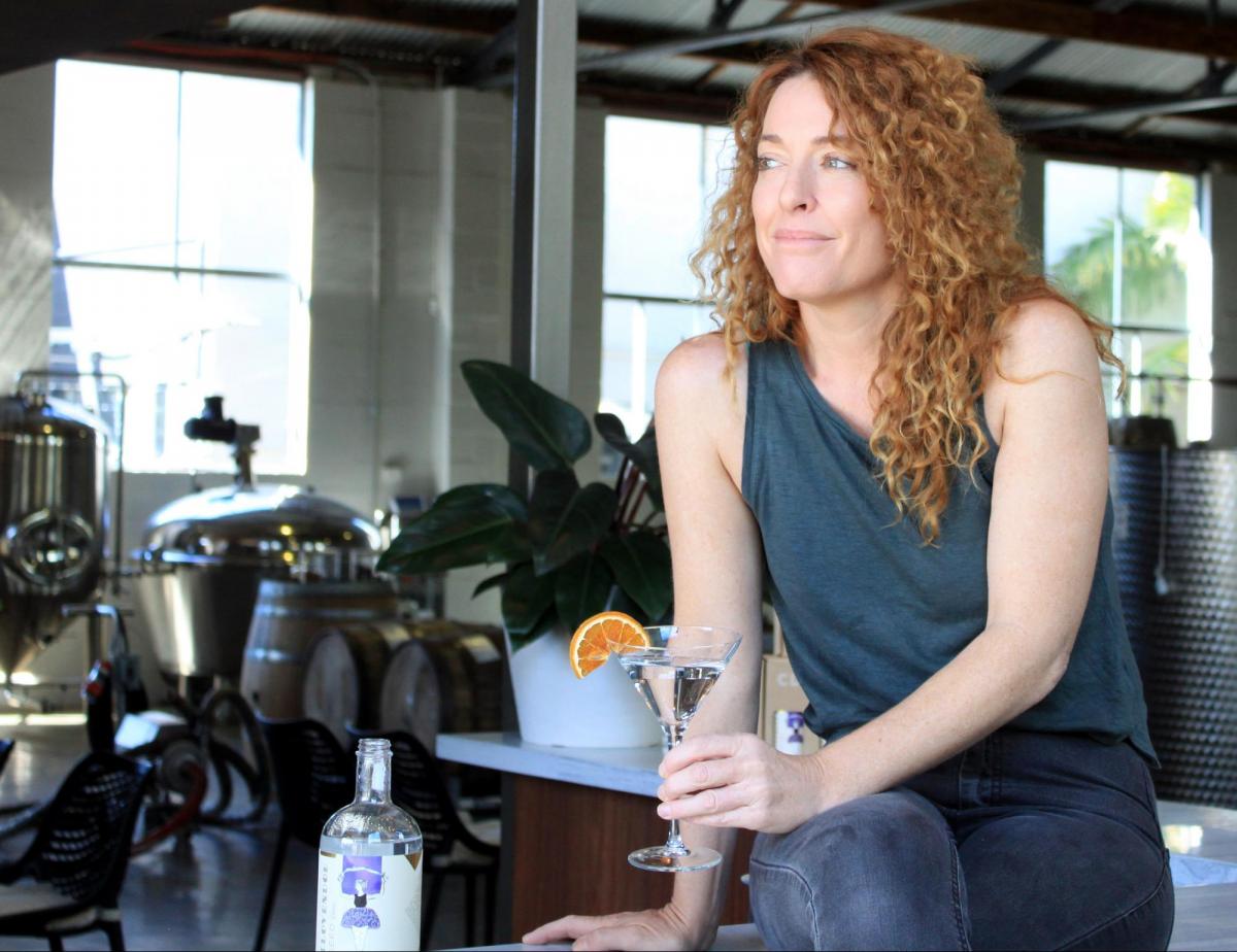 Catie Fry, co-founder of Clovendoe Distilling Co. (image supplied)