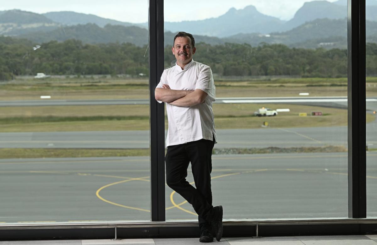 Matt Jefferson at Gold Coast Airport (image supplied)