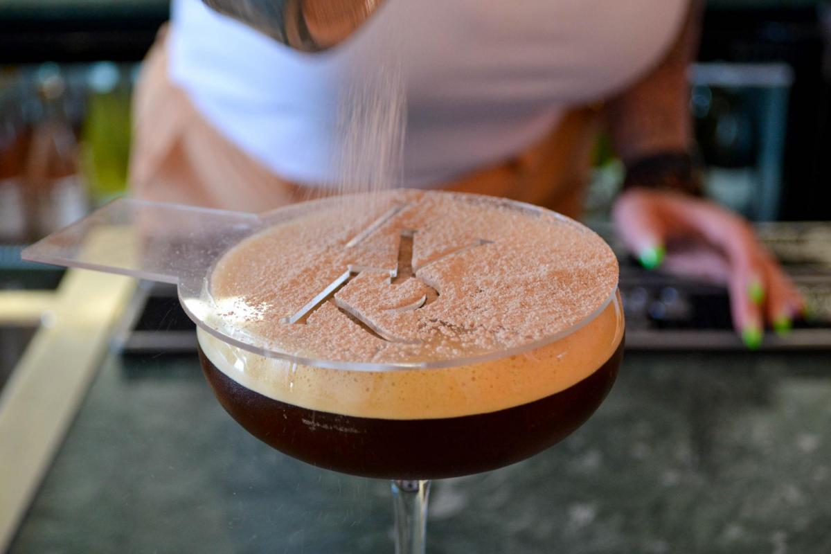 Espresso Martini with LVR chocolate dusting, Little Vine Room (Image: © 2022 Inside Gold Coast)