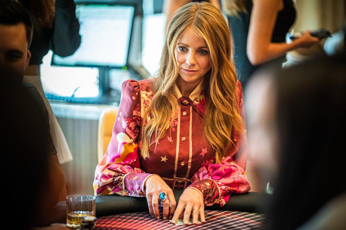 Lynn playing poker in Las Vegas (image supplied)