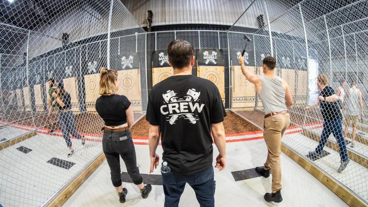 MANIAX Axe Throwing Surfers Paradise - Paradise Centre (image supplied)