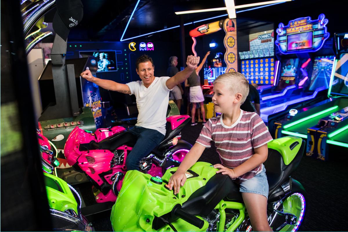 Fathers Day at Level Up Arcade Broadbeach (image supplied)