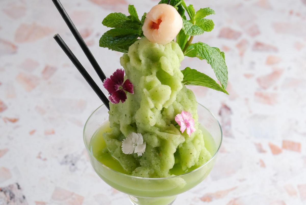 Mint Lychee Frappe, Nahm Talay Thai (image supplied)