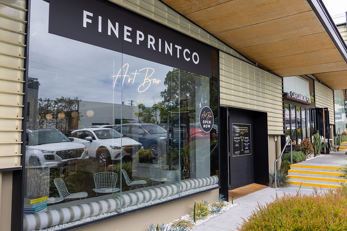 FINEPRINTCO Art Bar, Southport (image: © 2022 Inside Gold Coast)