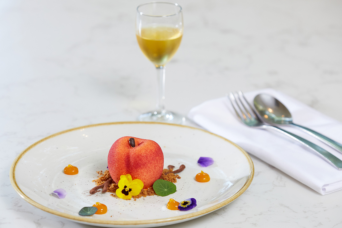 Peach Illusion, Culinary Stars, JW Marriott Gold Coast (image supplied)