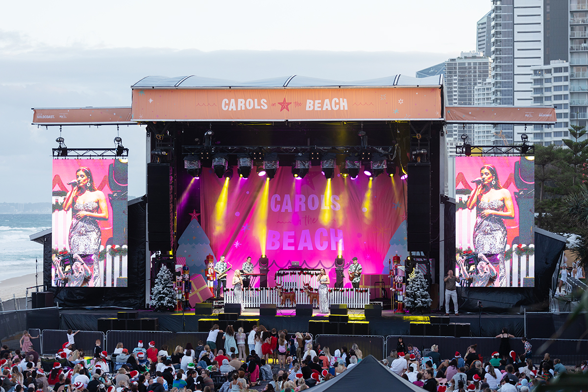 Carols on the Beach, Surfers Paradse (image supplied)