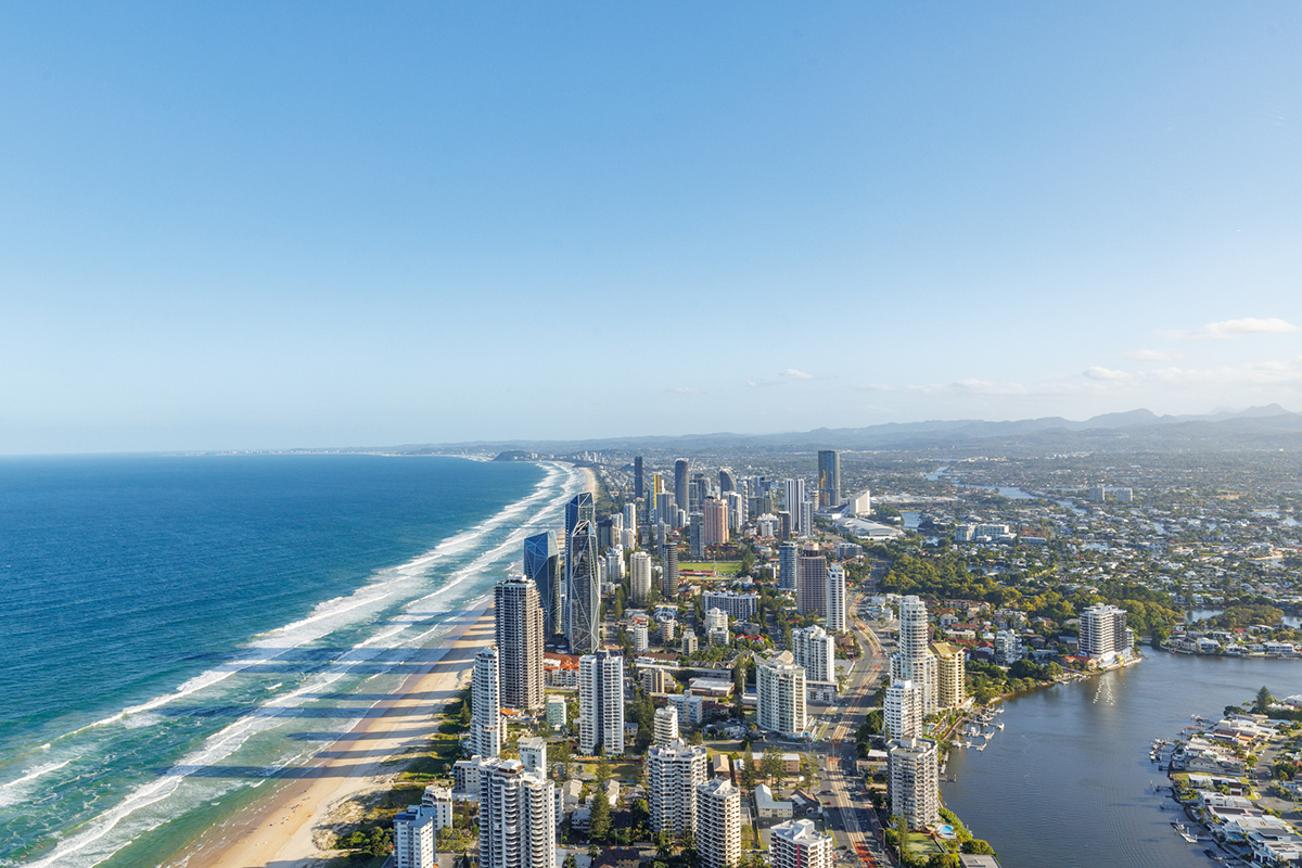 View from SkyPoint Observation Deck, Surfers Paradise (image supplied)
