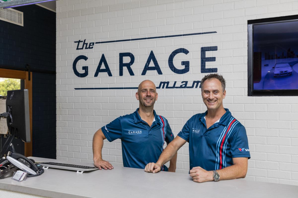 Nathan Brookes and Andrew Whiteway, The Garage Miami (image supplied)