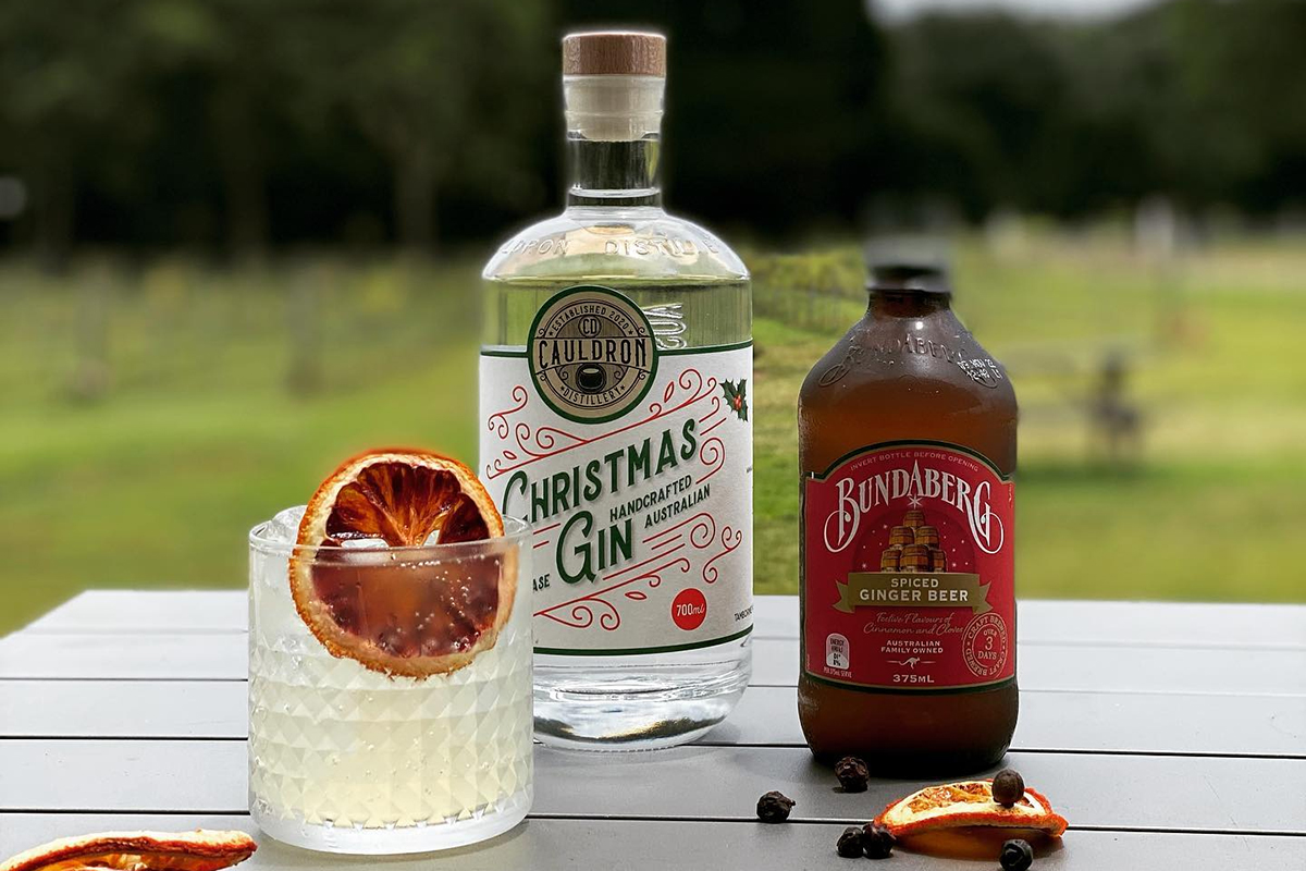 Cauldron Distillery Limited Edition Christmas Gin (image supplied)