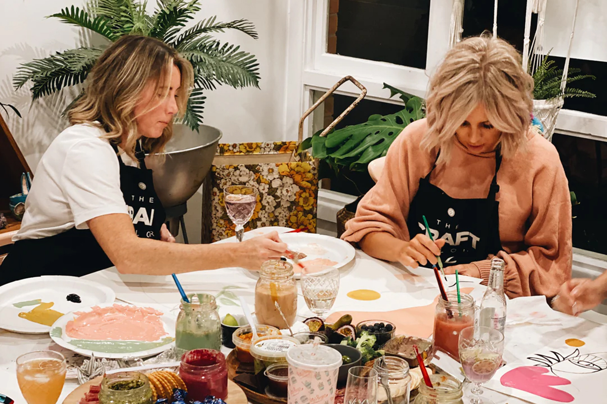 Paint & Sip at The Craft Parlour, Miami (image supplied)