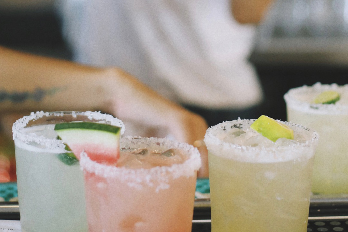 Margaritas at MexiCali, Nobby Beach (image supplied)
