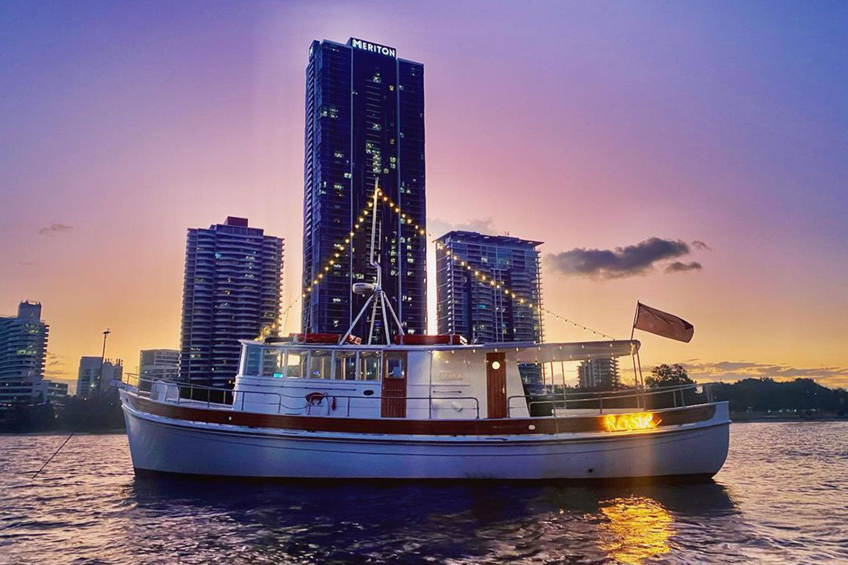 Rosie Boat, Boat Charter Gold Coast (image supplied)
