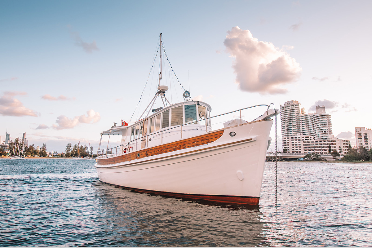 Rosie Boat, Boat Charter Gold Coast (image by Natty Lou Visual Artist)