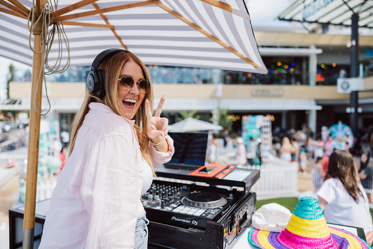 DJ Kylie Fisher, Paradise Centre (image supplied)