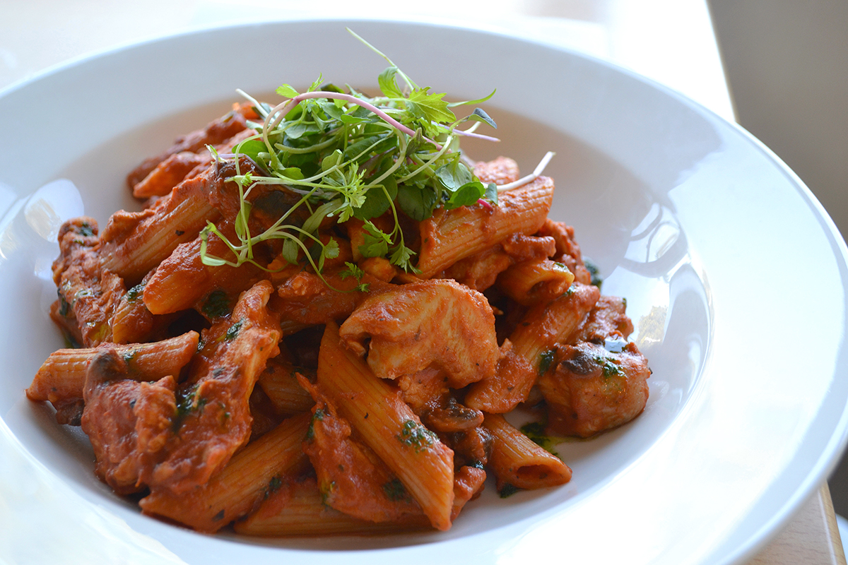 hicken Penne Rose, The Bowlo Bistro (Image: © 2023 Inside Gold Coast)