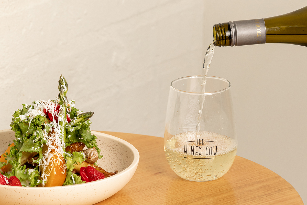 Duck Salad, The Winey Cow, Main Beach (image supplied)